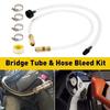 Hydraulic Steering Bleed Kit Leak Resistant Quick Connection Universal Hydraulic Steering Fluid Filler Tube Kit Boat Tool
