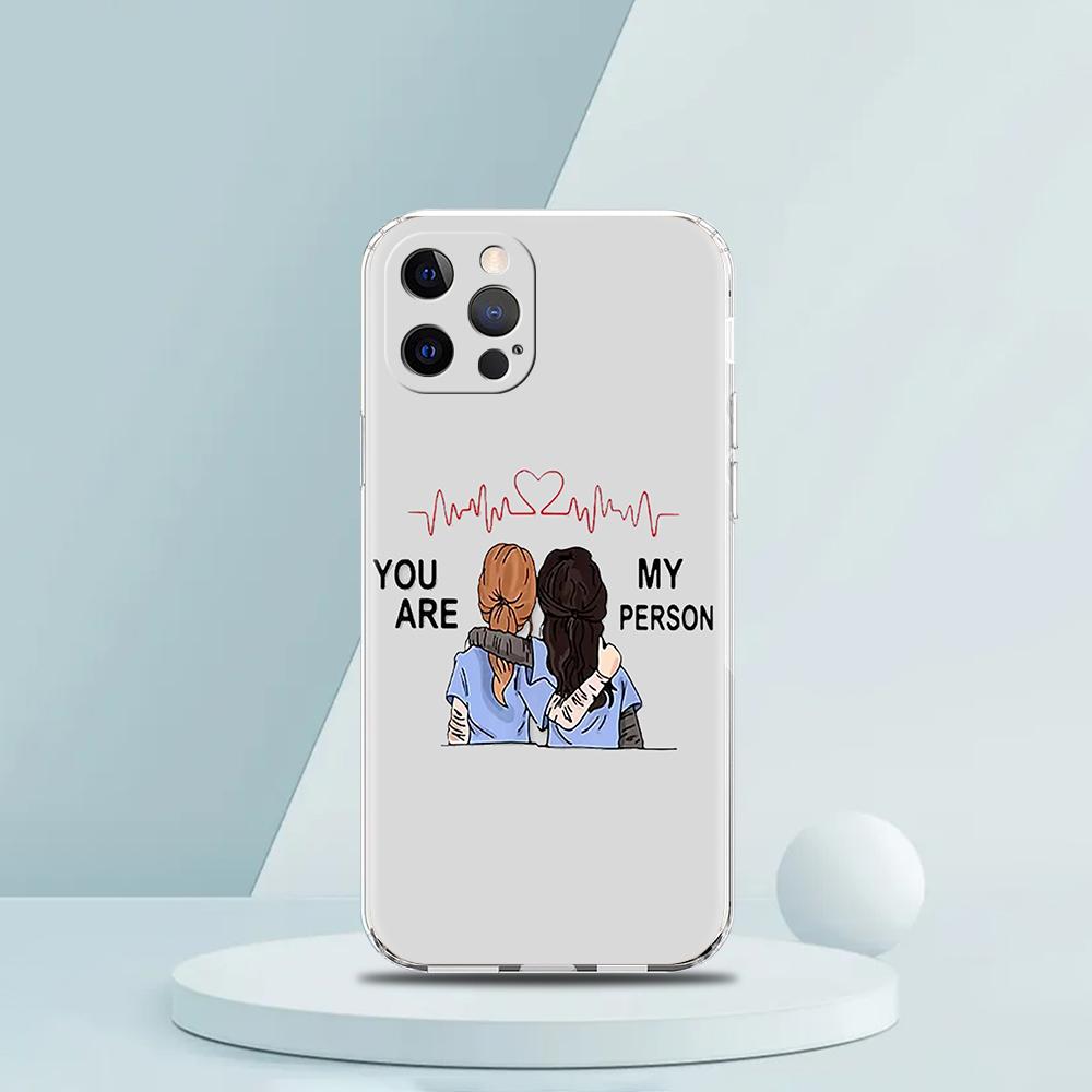 Анатомия Грейс Ты Мой Человек Роскошный Чехол Для Телефона Для iPhone 16 15 14 13 12 11 Pro Max XS X XR SE 7 8 Plus мягкий Прозрачный Чехол