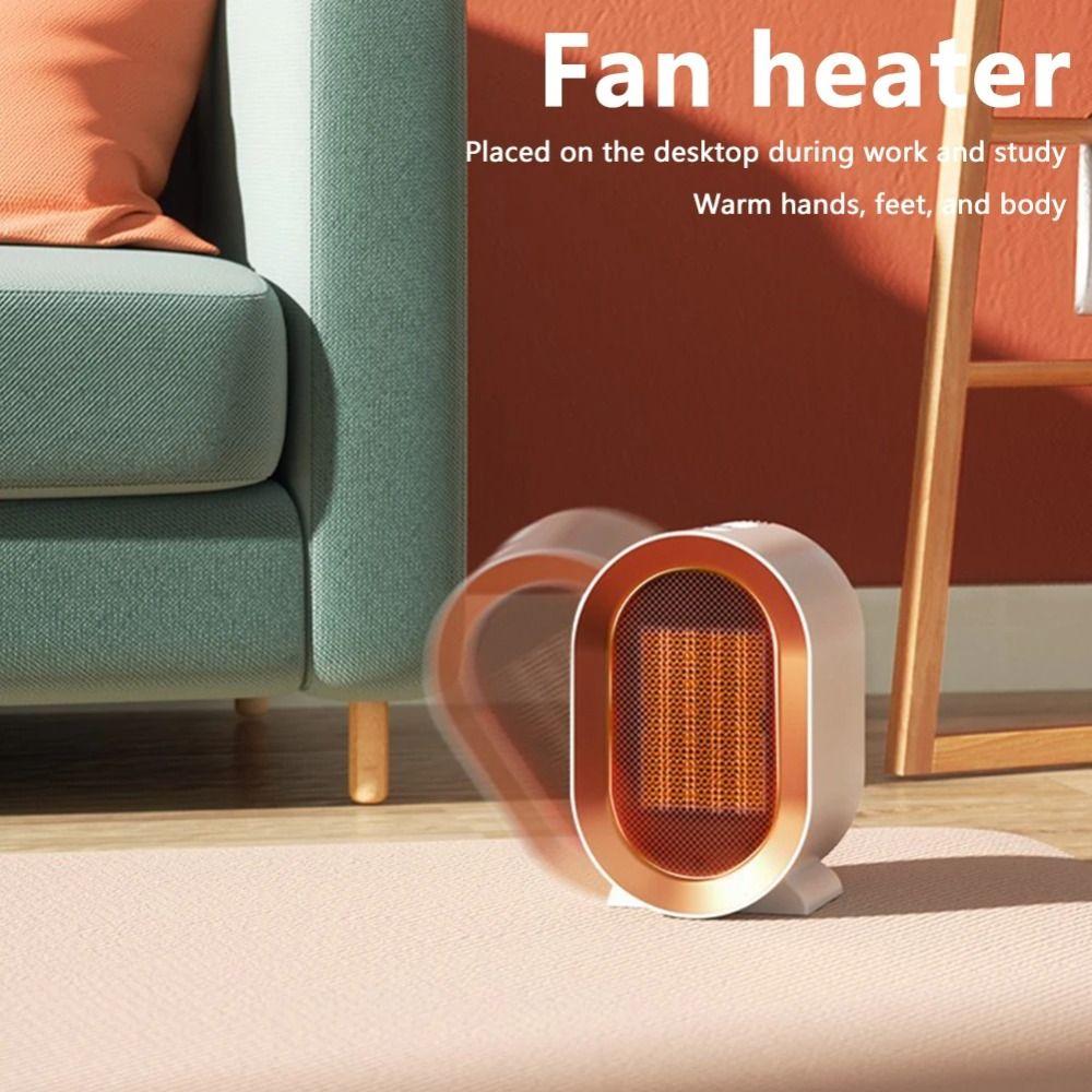 1200W Desktop Fan Heater Ceramic Mini Radiator New Heating Warm Air Blower for Winter Home Office