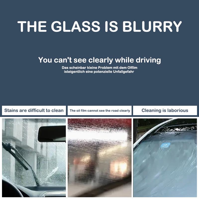 Ryekew Glass Cleaner: Strong Oil Film Remover for Car Windshields and Windows