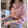 Casual Comfortable and Versatile Women's Shirt Loose Design Sense Niche Blouse Long-sleeved White Bottoming Shirt Temperament Elegant Fashion Top