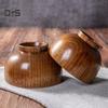 SW Wooden Noodles Rice Soup Bowl Food Storage Container Kitchen Tableware Gadget