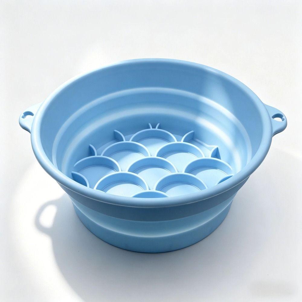 Silicone Face Ice Bath Bowl Built-in Ice Tray Skincare Washbasin  Household Care