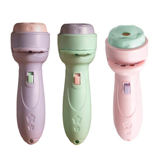 Kids Projector Flashlight Toy with 48 Images & 6 Discs Educational Storytelling Light for Early Learning & Bedtime Imaginative Play Flashlight Toy