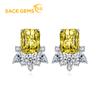 Classic Copper Alloy Zircon Earrings Ladies Jewelry Wedding Promise Party Gift