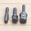 3/8Pcs Socket Adapter Drill BIts Set Hex Shank 1/4 3/8 1/2 Inch Impact Driver Tool