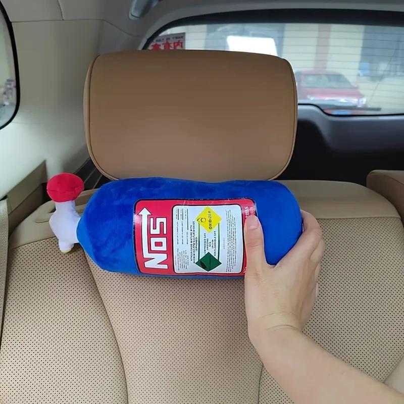 Perfect Gift for Car Seat Neck Pillow, Car Cylindrical Headrest, Motorcycle Decoration