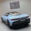 1/24 Maserati MC20 Alloy Sports Car Model Car Die-cast Metal High Simulation Collection Swing with Sound and Light Pull Back Toy Car Children's Gift