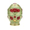 Toothpick Dispenser Retro Relief Design Plastic Luxury Pop-up Toothpick Organizer Box Rose Flower Desktop Decor Holder for Home