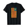 Sicilian Pride Sicilia Flag Trinacria Faded T Shirt Vintage Slightly Homme Casual Unisex Stretched Comfortable Fashion