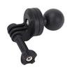 1in Ball Mount Adapter Aluminum Alloy Rubber for Insta360 One X2 X One R RS GO 2 B Size Double Socket Arm