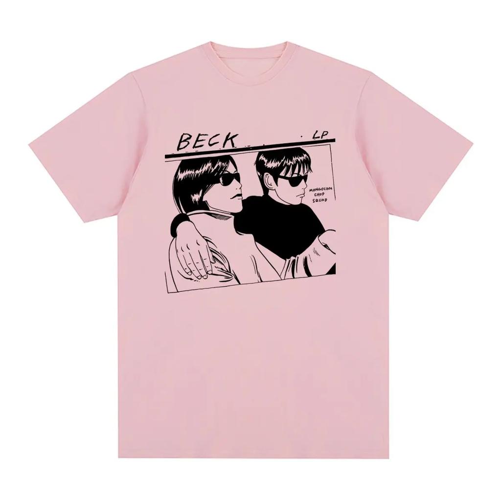 Beck Vintage Tshirt Anime Nostalgia mongolian chop squad Cotton Men T shirt New Tee Tshirt Womens Tops