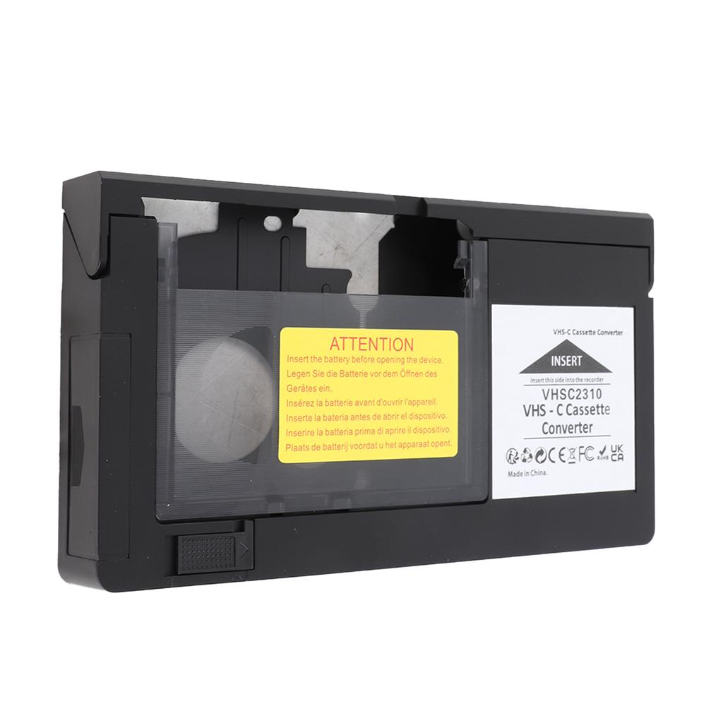 Бокс-адаптер для кассетной видеокамеры для конвертера кассет VHS в VHSC Поддержка воспроизведения записи Управление одной кнопкой