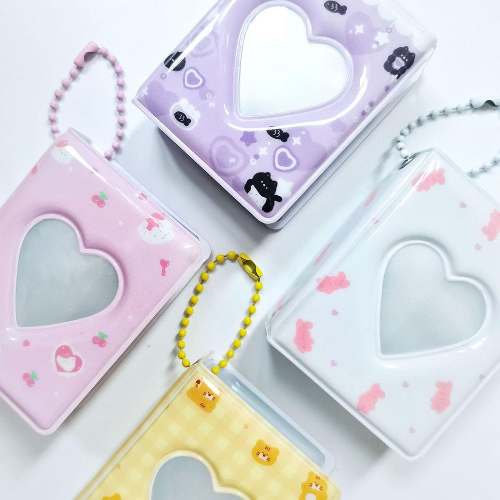1 36 Card/3-inch Love Polaroid Photo Storage Book, Starry Sky Card Transparent Inner Page Collection Album