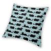Black Cats Pillowcase Polyester Linen Velvet Printed Zip Decor Throw Pillow Case Car Cushion Cover