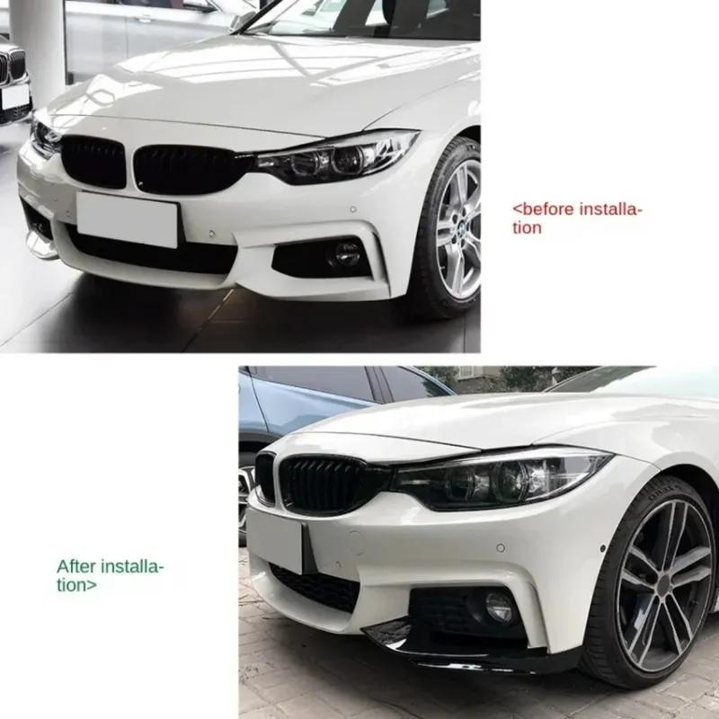Пара Накладок-Сплиттеров Переднего Бампера Для BMW F32 F33 F36 4 Серии 2014-2020 M-Sport M-Tech Накладки на Фонари Противотуманные Фары Canards