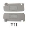 1 Pair Car Sun Visor UV Blocking Gray Left Right Sun Visor with Mirror for SONIC 2012 ? 2020