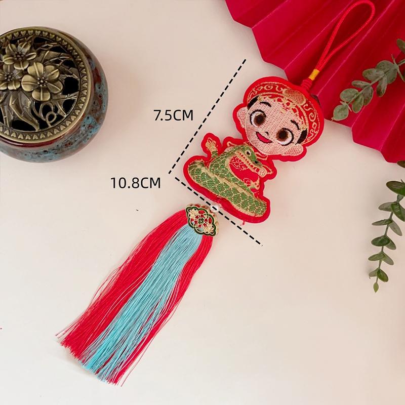 Сумка с ароматом змеи в виде колокольчика с кисточкой для автомобиля, украшения на Новый год и весенний фестиваль