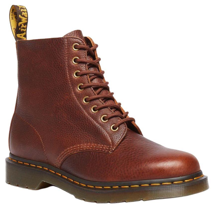 Dr. Martens 1460 Кожаные Модные Ботинки до середины икры Мужские Ботинки Коричневые 31976253