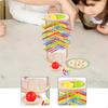 Цветные палочки игра в кости развивающая распознавание цветов математическая игрушка деревянная доска для