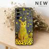 Искусство Яёи Кусамы Чехол для телефона для Samsung S26,25,24,23,22,21,20,30,Ultra,Plus,Fe,Lite Черный корпус