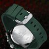 Naviforce Мужские повседневные спортивные резиновые часы кварцевый хронограф водонепроницаемые светящиеся модные часы NF8051T