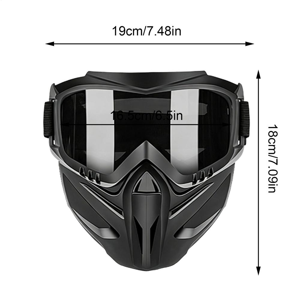 Dust Resistant Welding Glasses Detachable Goggles  Impact Resistant Cutting Welding Mask Adjustable Face Cover for working
