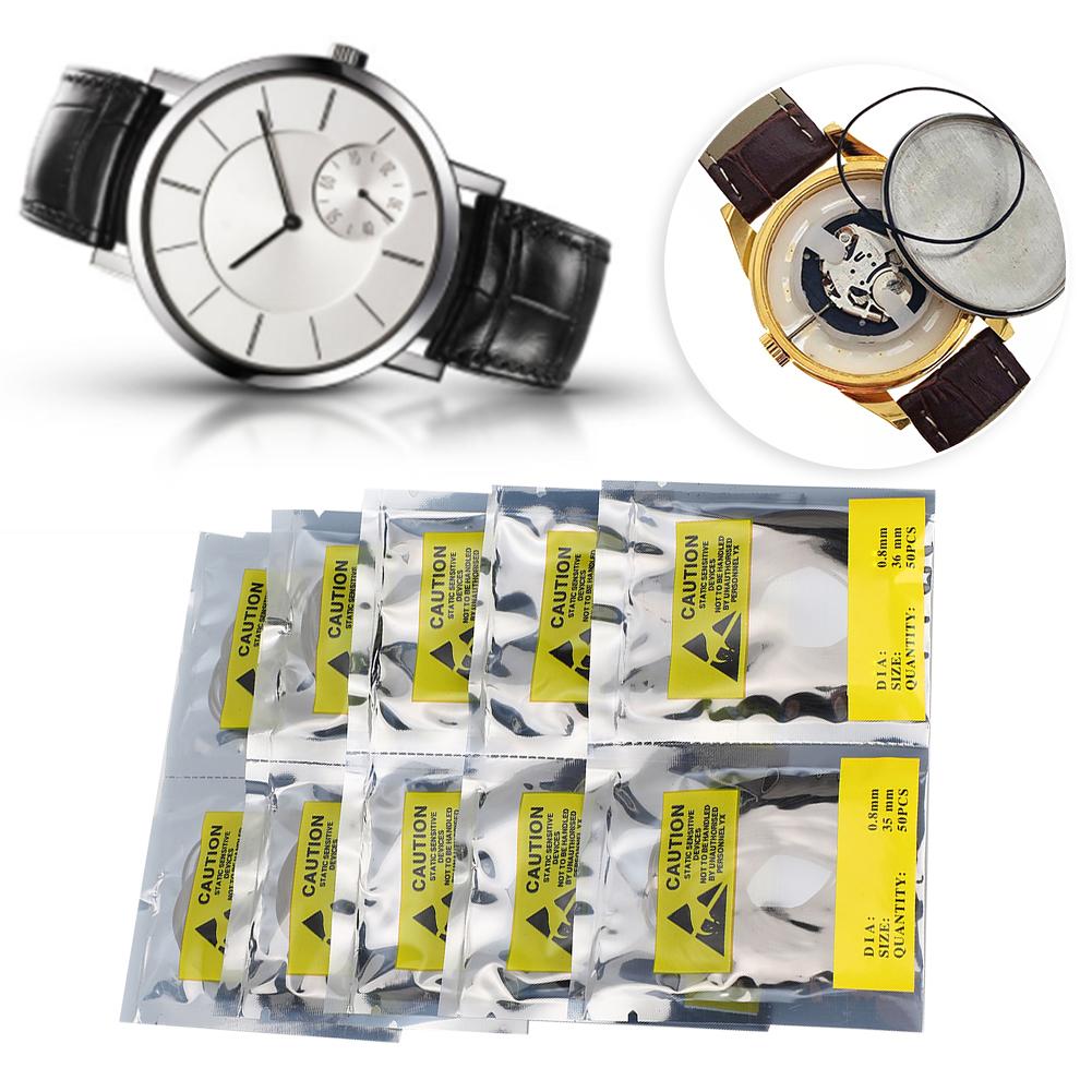 Waterproof Round Watch Gaskets O Ring Washers Watch Accessory 0.8mm XL(Thick Type)