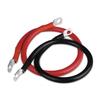 2pieces Rust-resistant Battery Connector With Red Black Cable Lugs For Automotive And Marine Use 20mm 4 AWG