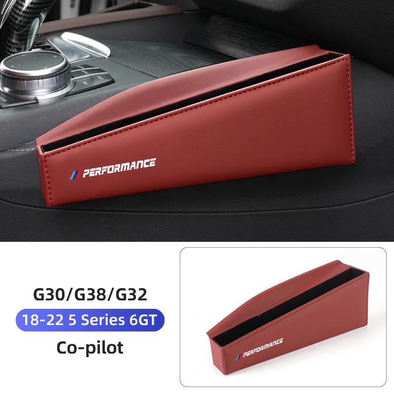 2025 Hot For BMW 5 Series 6GT G30 G38 G32 Car Central Storage Box Glasses Phone Holder Auto Seat Side Organizer Case Interior Ac