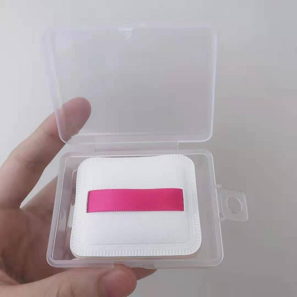Японская губка для макияжа Marshmallow двойного назначения: Пуховка Air Cushion Powder Puff для сухого и влажного нанесения