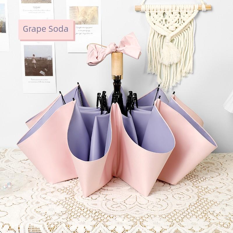 32-Bone Manual Umbrella Men's Good-looking Sun Umbrella Sun Protection UV Protection Umbrella Female Student Rain Or Shine Dual-Use