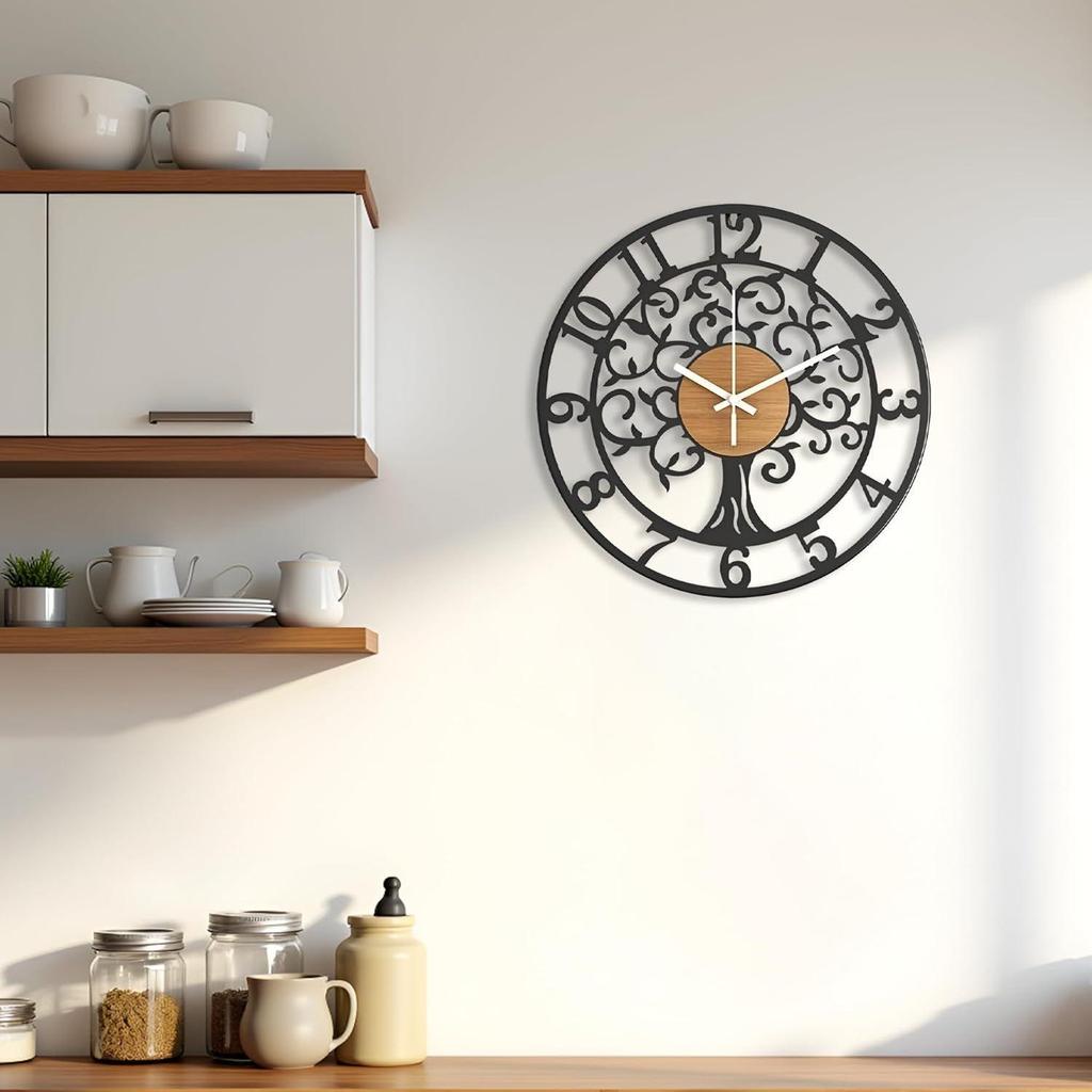 Изысканные металлические настенные часы для декора дома – Стильные часы для гостиной и спальни, Дизайнерские настенные часы, Большие подвесные часы