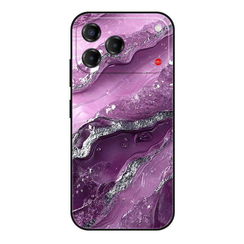 Чехол для TCL NxtPaper 70 Pro Мраморный Рисунок Мягкий Матовый Силиконовый Задний Чехол для Телефона TCL NxtPaper 70Pro T807D T807W T807E