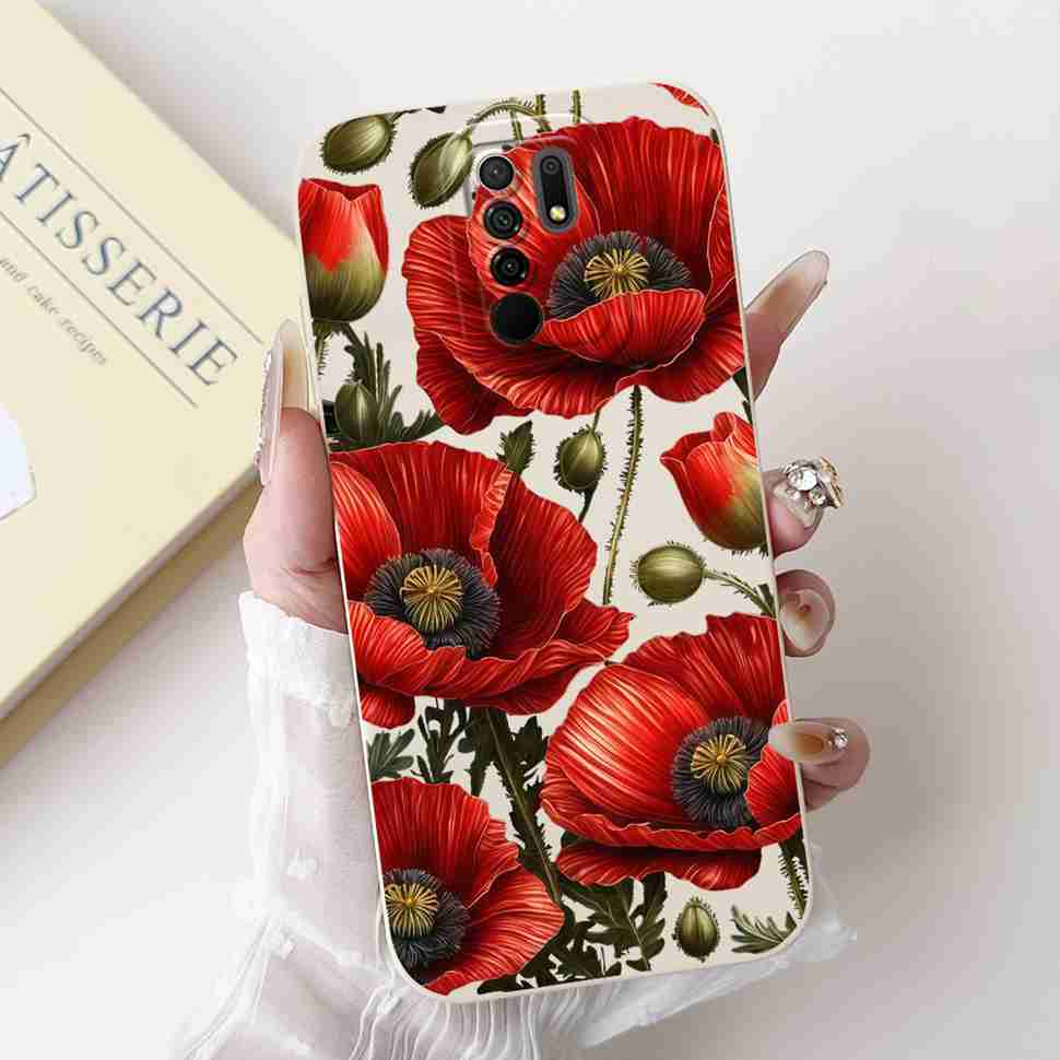 For Xiaomi Redmi 9 Case Cute Cartoon Rabbit Cat Soft Silicone Cover For Redmi 9 M2004J19AG M2004J19G Bumper Phone Case Funda
