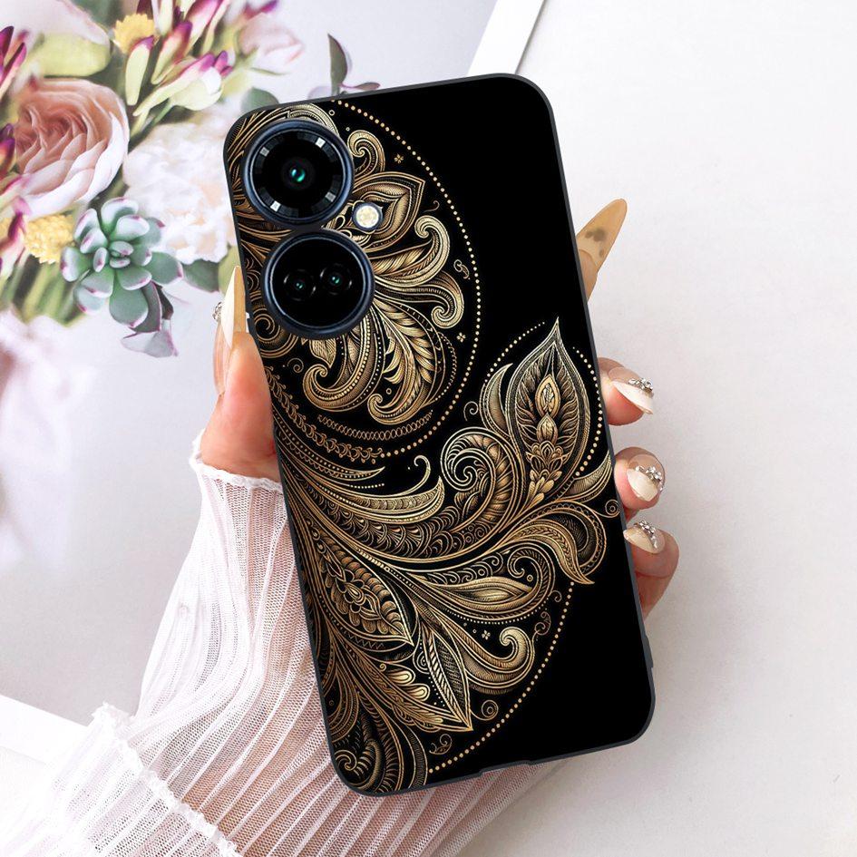 Для Tecno Camon 19 Pro CI8 Чехол Camon19 Pro 5G CI7n Обложка Красивая Бабочка Мягкий Силикон Черный Чехол Для Tecno Camon 19 Neo Чехол