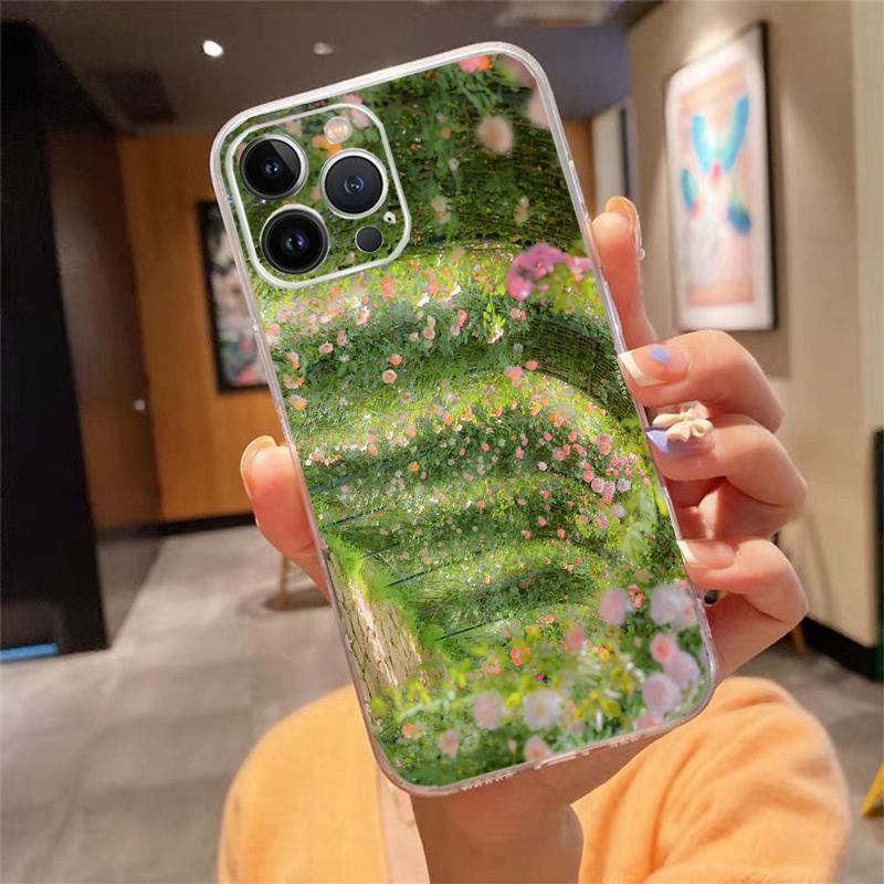 Flowers Garden Phone Case For Iphone 15 14 Pro Max 13 12 11 Pro Max XSMax XR 12 13 Mini 14 Plus