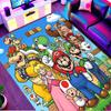 Super Mario Print Rug, Washable Floor Carpet, For Entryway Dorm Laundry Room Office Study, Home Decor Birthday Christmas Gift