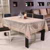 European Lace Tablecloth Translucent Glass Yarn Embroidery Hem Cover Washable Water Soluble Hollowed Table Cloth For Tea Table