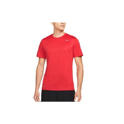 Dri-Fit Logo Crew Neck Удобная быстросохнущая повседневная футболка с коротким рукавом Стандартная мужская футболка University-Red Cool-Grey HF0507-657