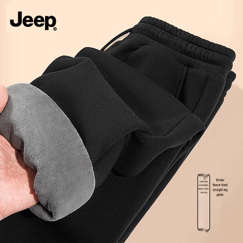 JEEP Men's Winter Fleece Lined Straight Leg Casual Pants