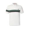 Tennis Fashion Retro Comfortable Simple Striped Versatile Casual Sports Polo Shirt Men Tops Jade-White A11M533105F-WT