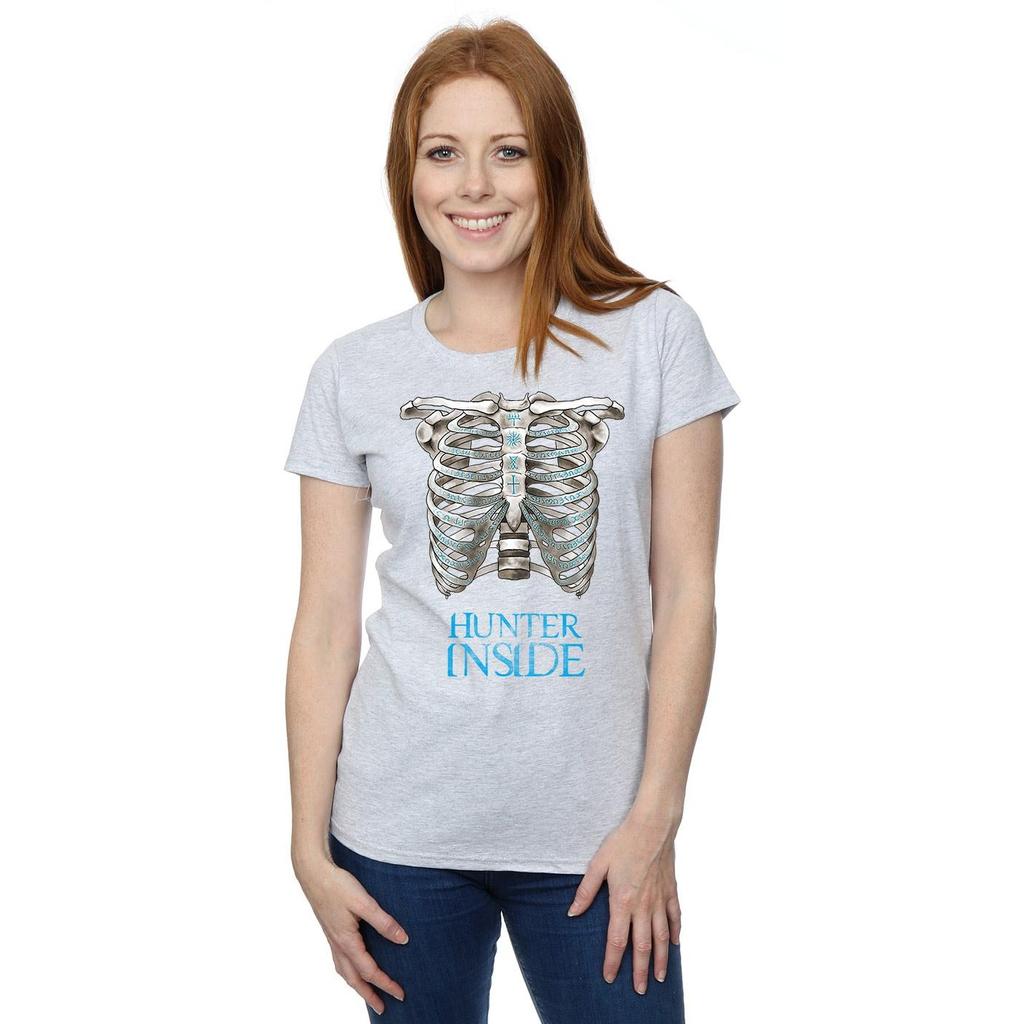 Supernatural Womens/Ladies Hunter Inside Cotton T-Shirt