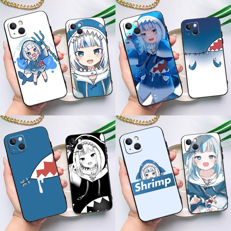 Gawr Gura Hololive Anime Case For Oppo A60 A80 A40 A15 A16 A17 A57 A94 A74 A54 A76 A96 A18 A38 A58 A78 A98 A5 A6 Pro