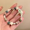 New Cute Geometry Star Conch Ceramic Glass Acrylic Beaded Bracelet Girl Kpop Aesthetic Charm Jewelry Y2K Marine Accessories