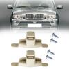 2x Sun Visor Clips Holder Bracket Mount For BMW 3 5 7 Series E46 E38 E39 E53 X5 Auto Car Sun Visor Clip Holder Clip