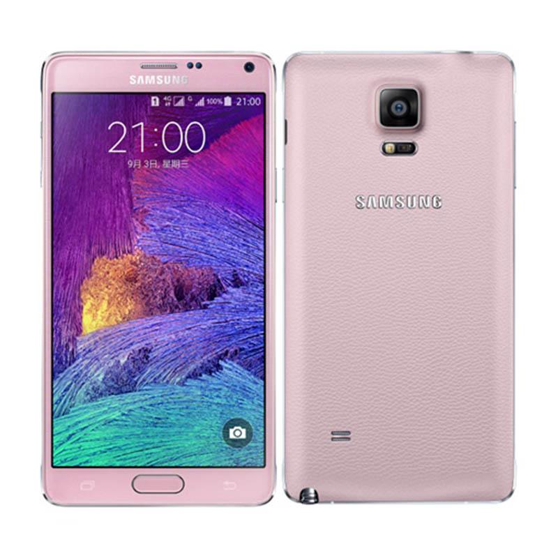 Восстановленный мобильный телефон Samsung Galaxy Note 4 N910A/ N910V/N910F/N9100 Сотовые телефоны 5.7 " 16МП 3ГБ 32ГБ с одной SIM-картой