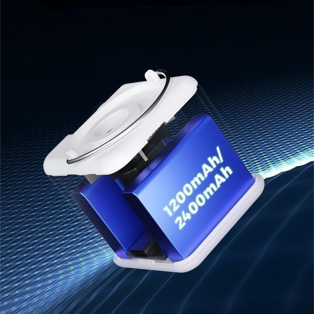 2400mAh Mini Air Pump Long Endurance LED Light Air Pump Electric Inflator Deflator Air Mattress