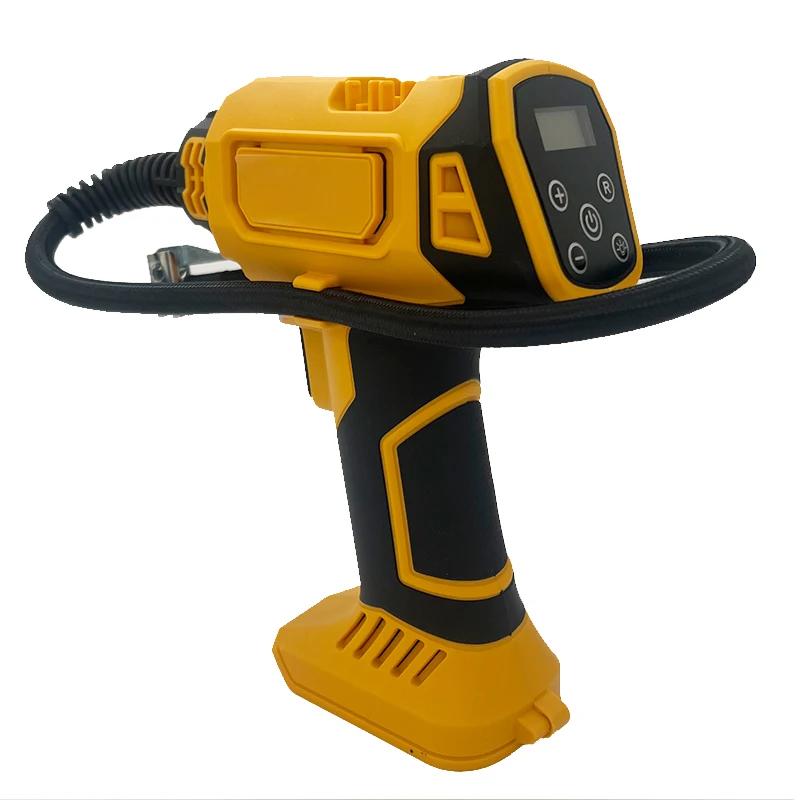 Беспроводной автомобильный насос Dewalt, перезаряжаемый ручной воздушный компрессор с цифровым манометром для шин автомобиля