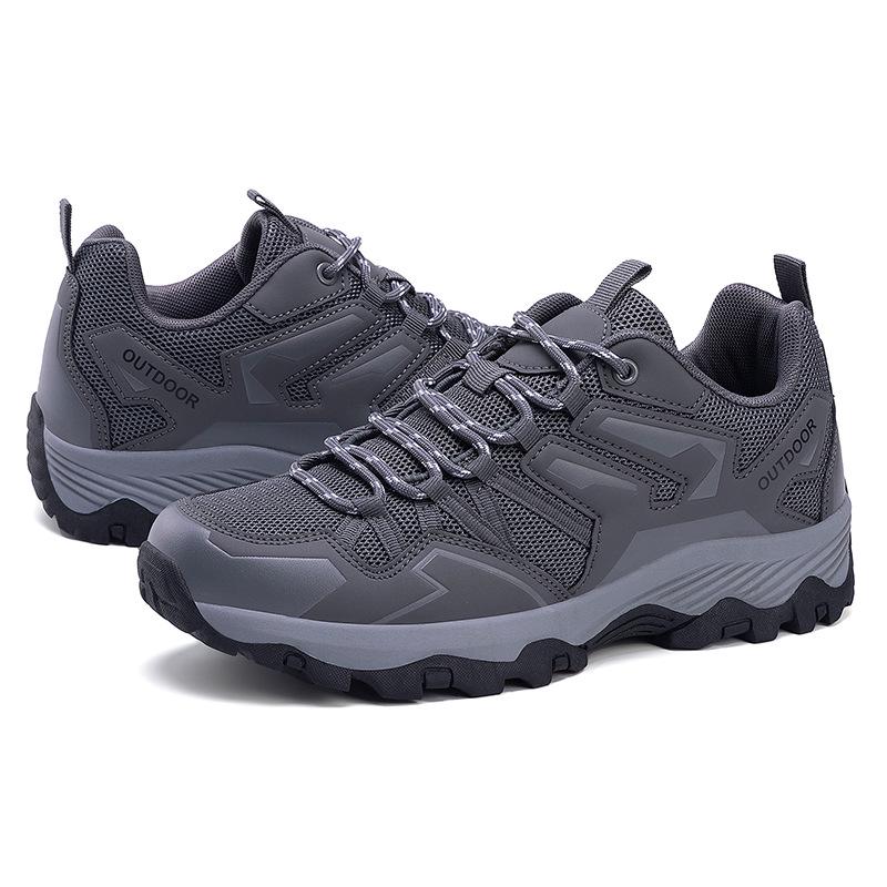 Унисекс дышащие противоударные походные и скалолазные ботинки - Большие размеры для активного отдыха, спорта и моды, туристическая обувь